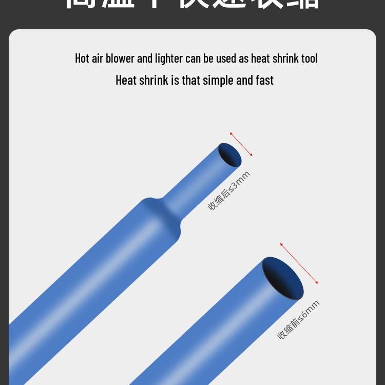 Multi-Purpose Heat Shrink Insulating Sleeve for Wire & Cable Protection