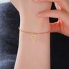 Bracciale La Palma per Donna Acciaio Inossidabile Mappa delle Isole Canarie Spagna Contorno Bracciale Gioielli Accessori