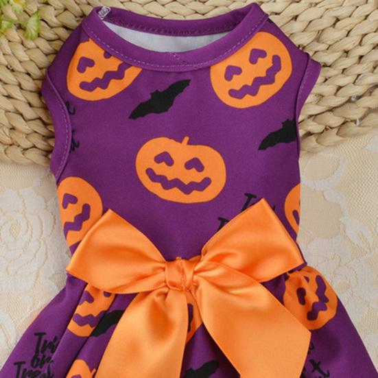 Pet Skirt Round Neck Cosplay Skin-friendly Pet Dogs Princess Dress for Christmas