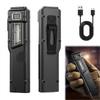 Pen Light Mini Led Magnetic Rechargeable Work Light Flashlights Pocket Light