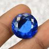 Natural Blue Sapphire Loose Gemstone 26ct Round Cut for Birthday Gift September Birthday Birthstone