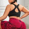 Hermoso Sujetador Deportivo con Cremallera Delantera Trasera a Prueba de Golpes Push-up Talla Grande para Correr Yoga Fitness