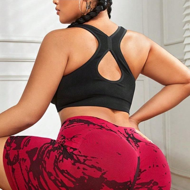 Hermoso Sujetador Deportivo con Cremallera Delantera Trasera a Prueba de Golpes Push-up Talla Grande para Correr Yoga Fitness