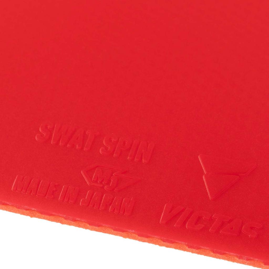 VICTAS Table Tennis Rubber Swat Spin Tension Inverted Rubber Red MAX 200140 Spin-type