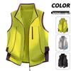 American Color Block Sleeveless Casual Vest - Unisex Couple Style