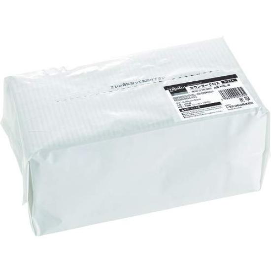 

TRUSCO Counter Cloth 30x60cm White Rayon (100 pieces) 100% KKL-W
