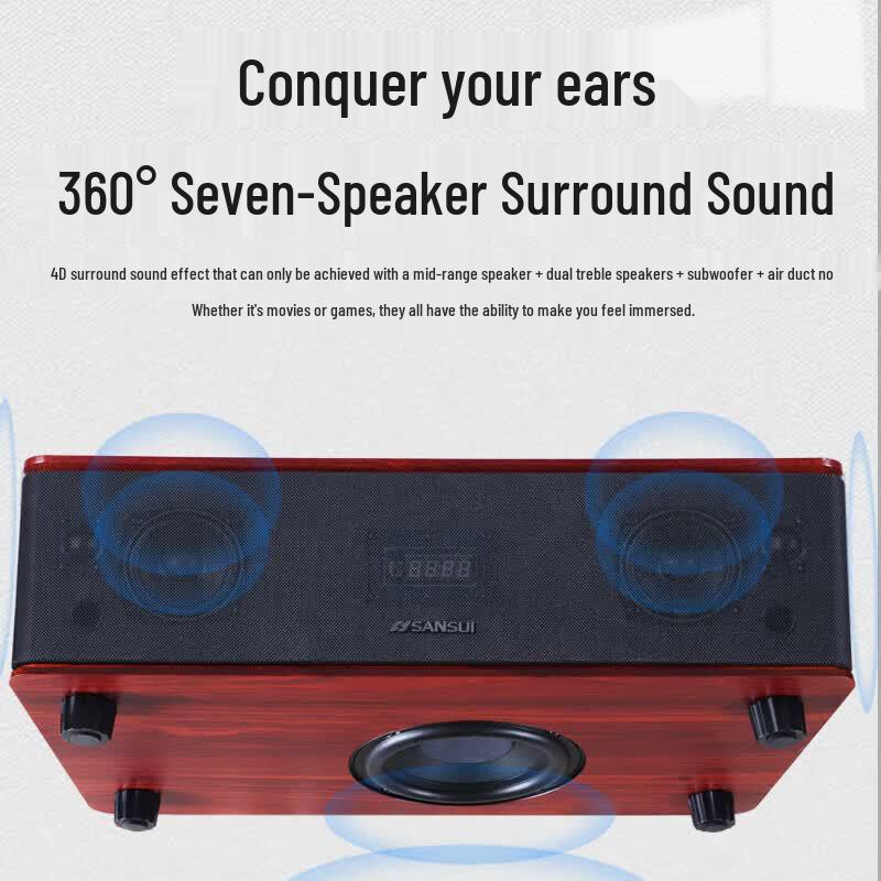 SANSUI S300 All-in-One Desktop Bluetooth Speaker (CN Version)