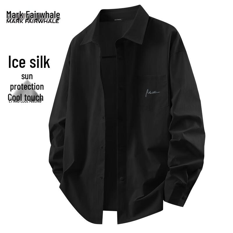 Mark Fairwhale Men s Ice Silk Sun Protection Long Sleeve Shirt 2XL