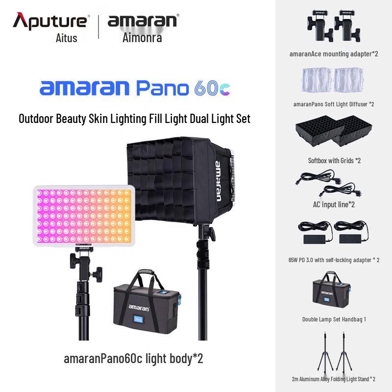 Aputure Amaran Pano 60c RGB LED Panel Light