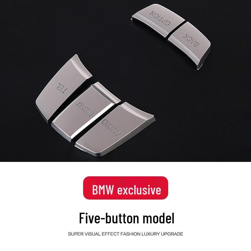 Compatible BMW Crystal Multimedia Knob for 1, 2, 3, 5 Series, X1, X3, X5, X6 | Decorative Modification Cover