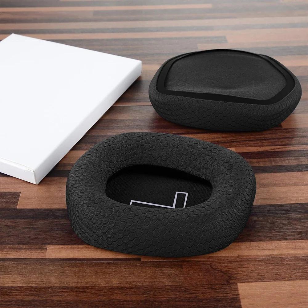 1Pair Replacement Mesh Fabric Earpads Ear Pads Cushion For Logitech G535 G 535 Headphones Headsets Sponge Soft Foam Cushion