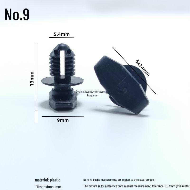 Rubber Seal Retaining Clip for Car Door Trim (BMW, Hyundai, Wuling, Baojun)