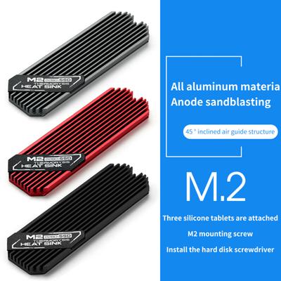 SSD siltuma izlietne Īpaši plāns profesionāls alumīnija cietā diska dzesēšanas termopaliktnis M.2 SSD 2280