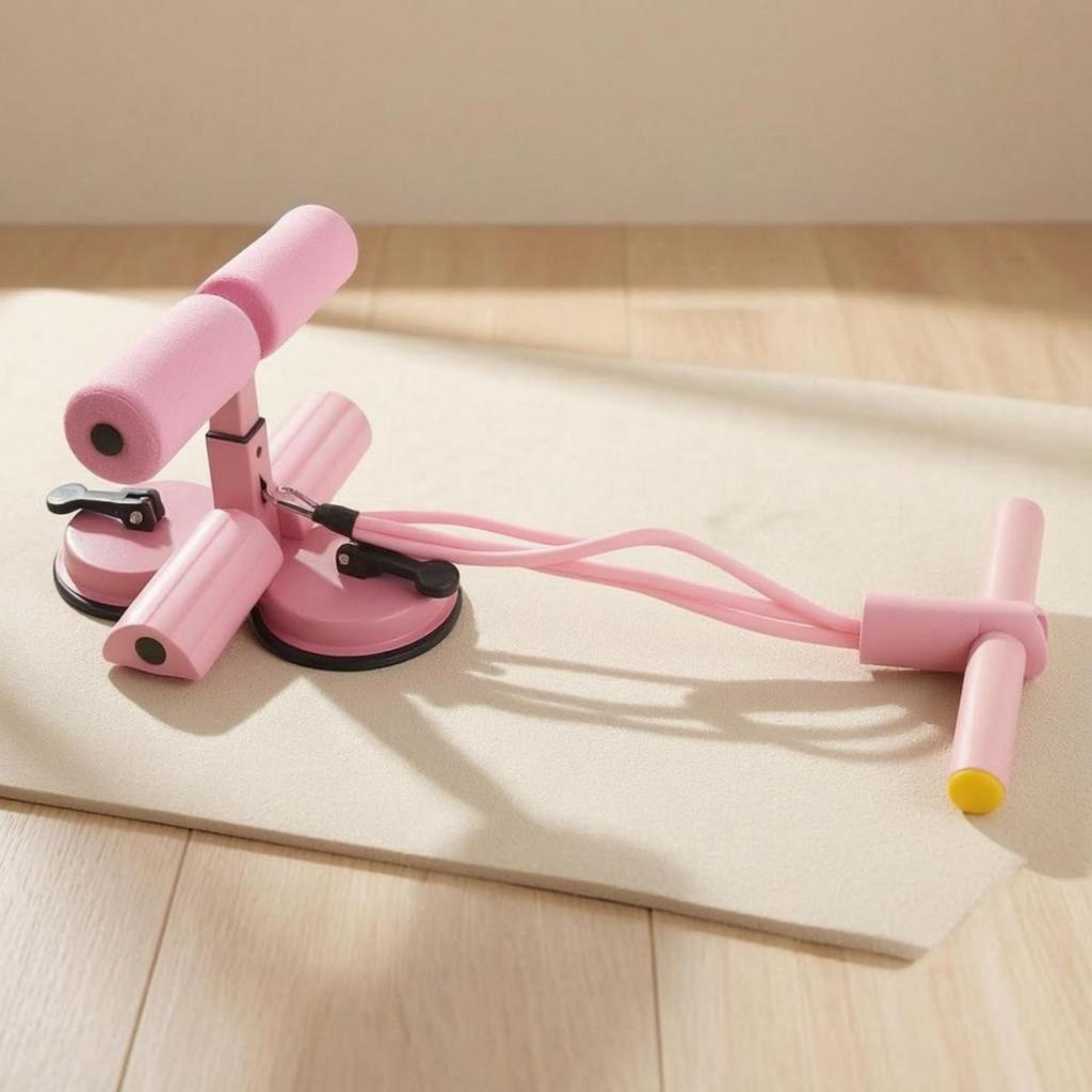 Abdominal Exercise Assistant Cushioned Suction Cup Sit-up Bar