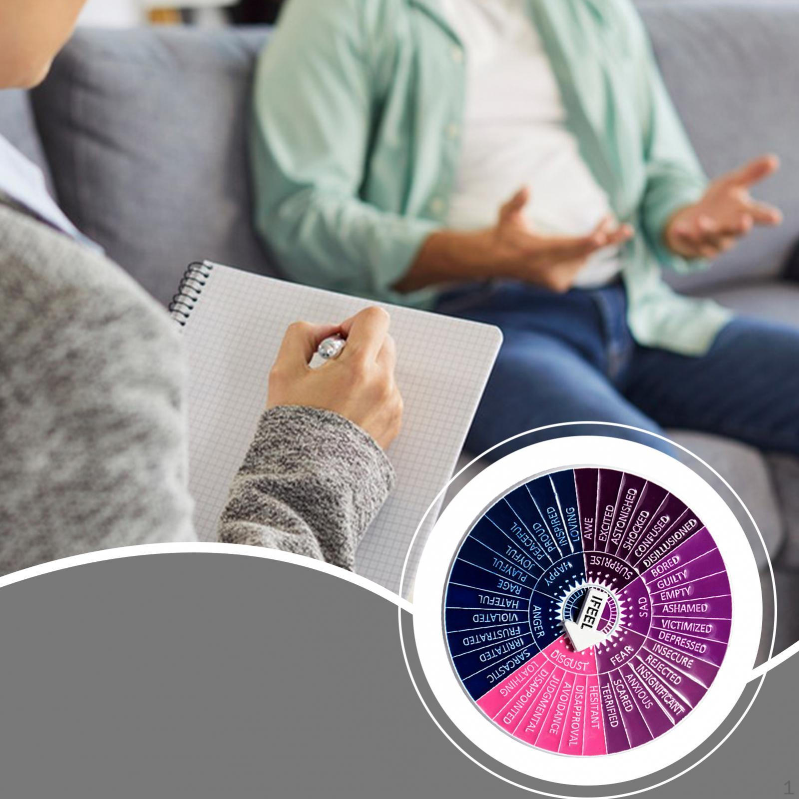 

Брошь Колесо чувств Эмоция Значок на лацкан Психическое здоровье для курток Рюкзак X00435