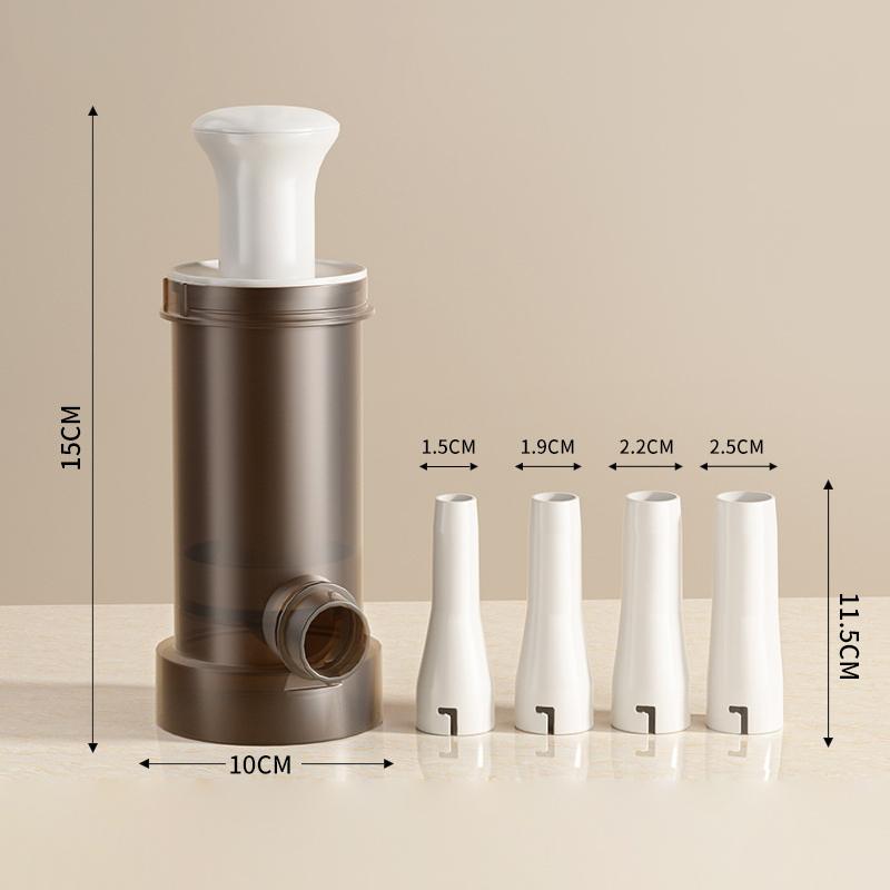 

Large Manual Sausage Maker Meatball Maker Sausage Stuffer Homemade Use Filler Tool Meat Ball Mold Machine