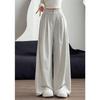 Women's 2026 American-Style Pink Wide-Leg Slimming Casual Pants