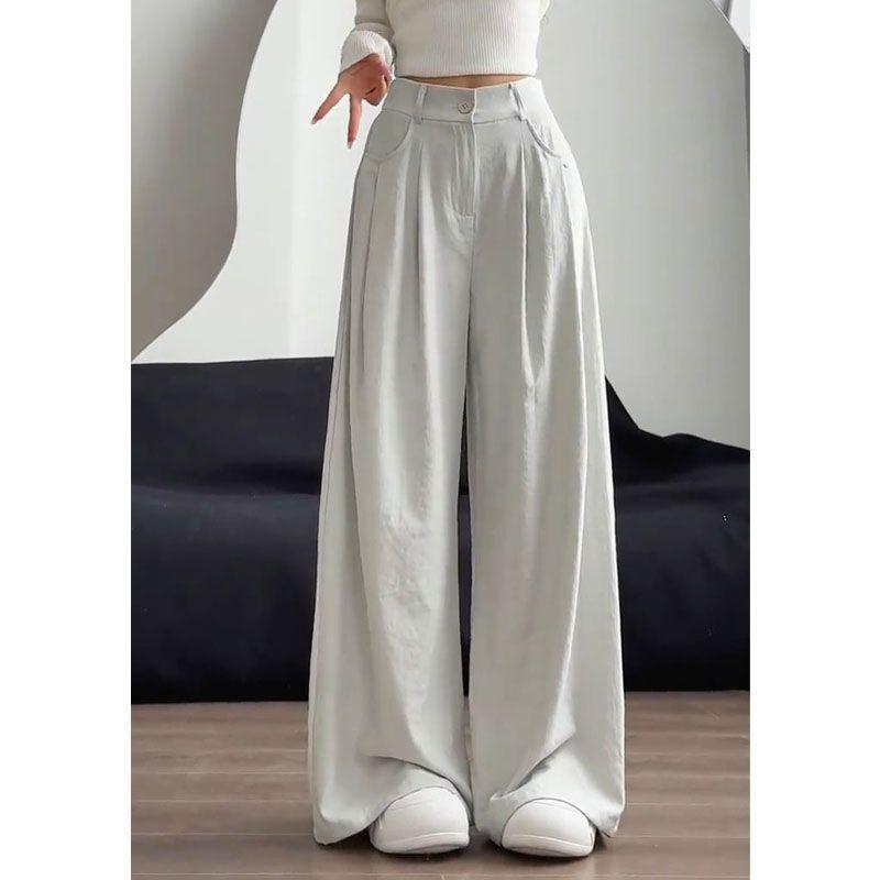 Women's 2026 American-Style Pink Wide-Leg Slimming Casual Pants