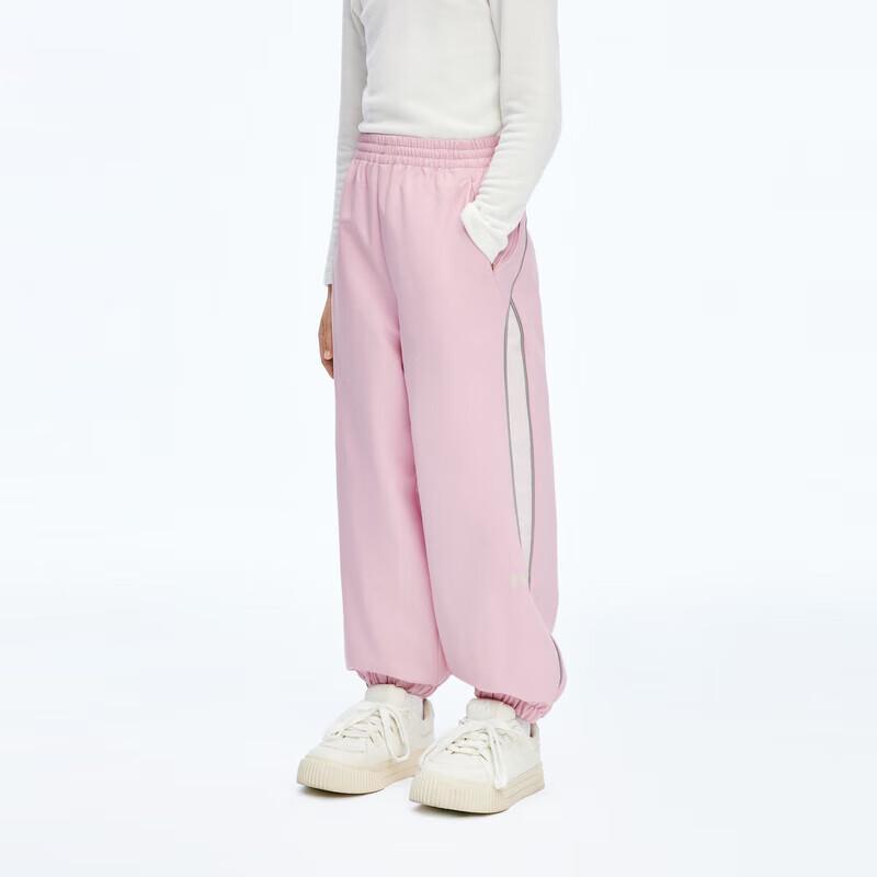 little MO&Co. Kids  Fleece-Lined Water-Repellent Windproof Sport Pants 150