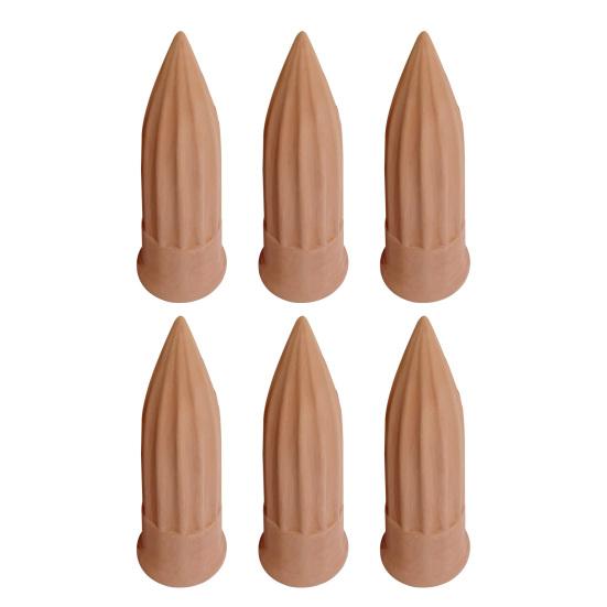 Terracotta Self Watering Spikes Vacation Plant Watering Stakes Slow Release Watering Spikes Compatible with Wine Bottles for Indoor Outdoor Plants