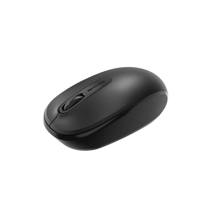 Ambidextrous Wireless Mouse - Incase - Compact - 6-month Battery Life - Nano Transceiver - Optical - 3 Buttons - Black