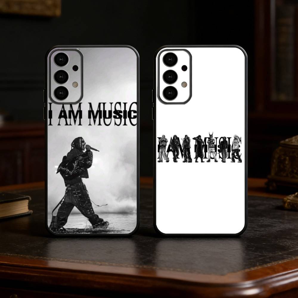 I AM MUSIC P-Playboi Carti Phone Case For Samsung S25,24,23,22,30,21,10,9,Ultra,Plus,Lite Soft Black Case