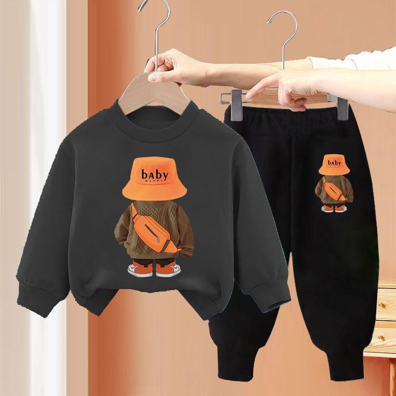 Jungen und Mädchen Freizeitset 2023 Herbst Kinder Freizeit Sport Hoodie Set