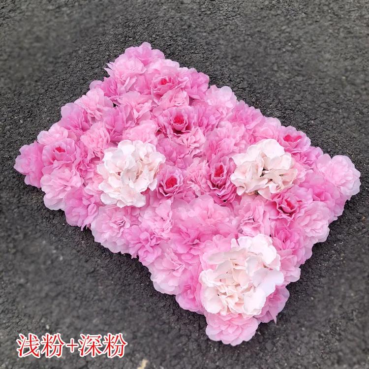 40x60 см Искусственные цветы для украшения вечеринки Шелковые цветочные свадебные украшения Лепестковая цветочная стена Вечеринка Свадебный фон Дисплей