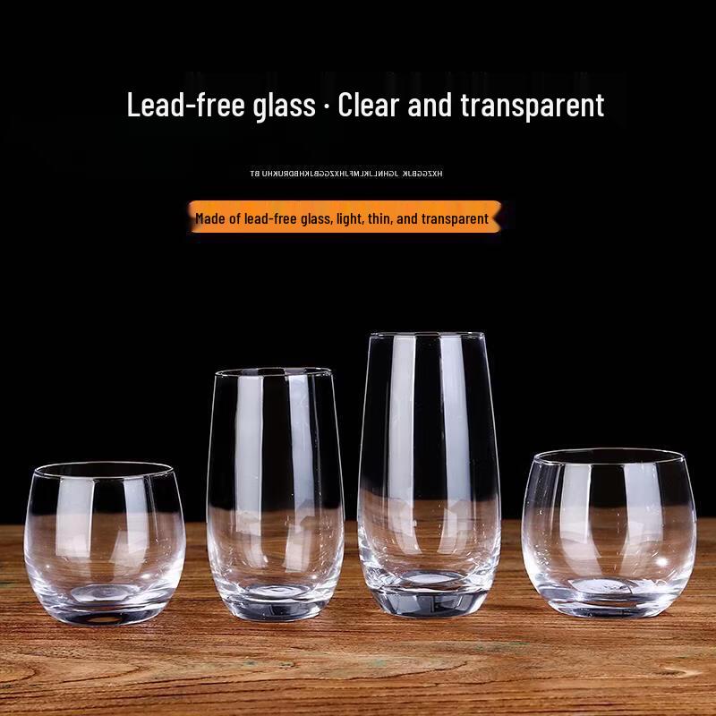 OLOEY Transparent Whiskey Drinking Glasses