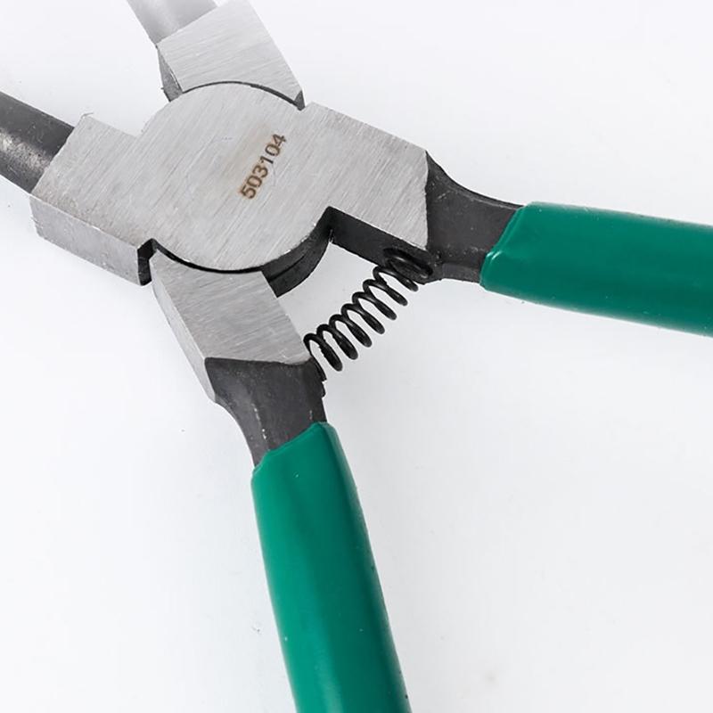 4PCS Spring Pliers Multi-function Circlip Pliers Circlip Straight Curved for Home Outdoor Use 7inches