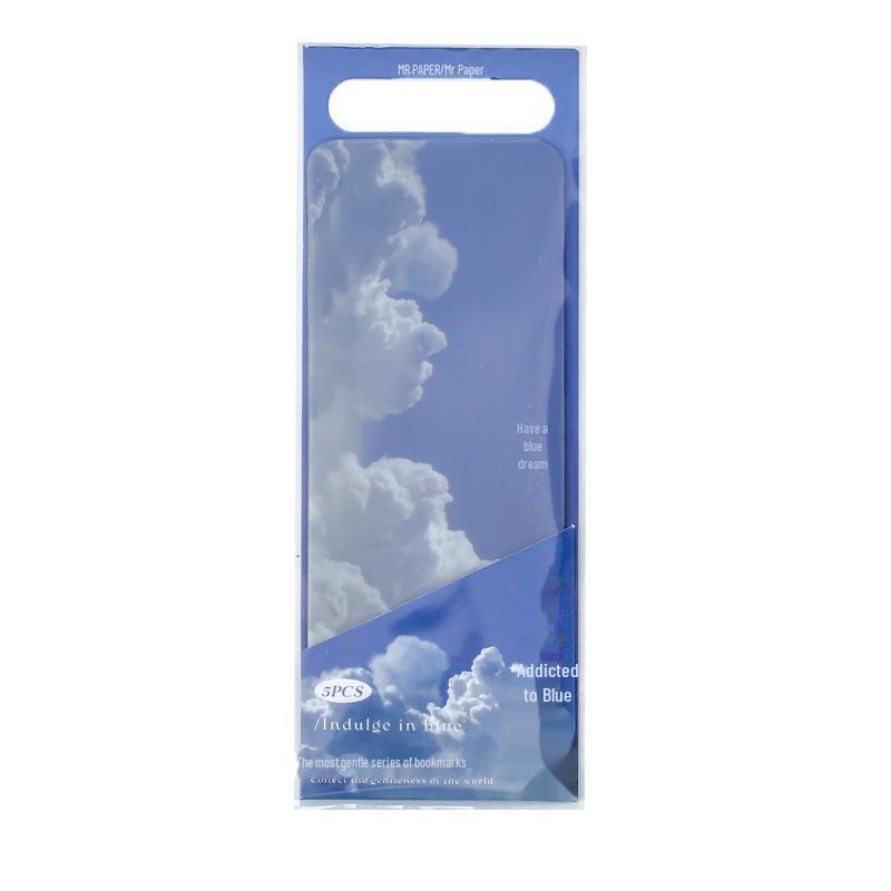 Mr. Paper PVC Bookmark Collection: Human Gentle Series - Simple Art INS Style Creative Gift, 4 Designs