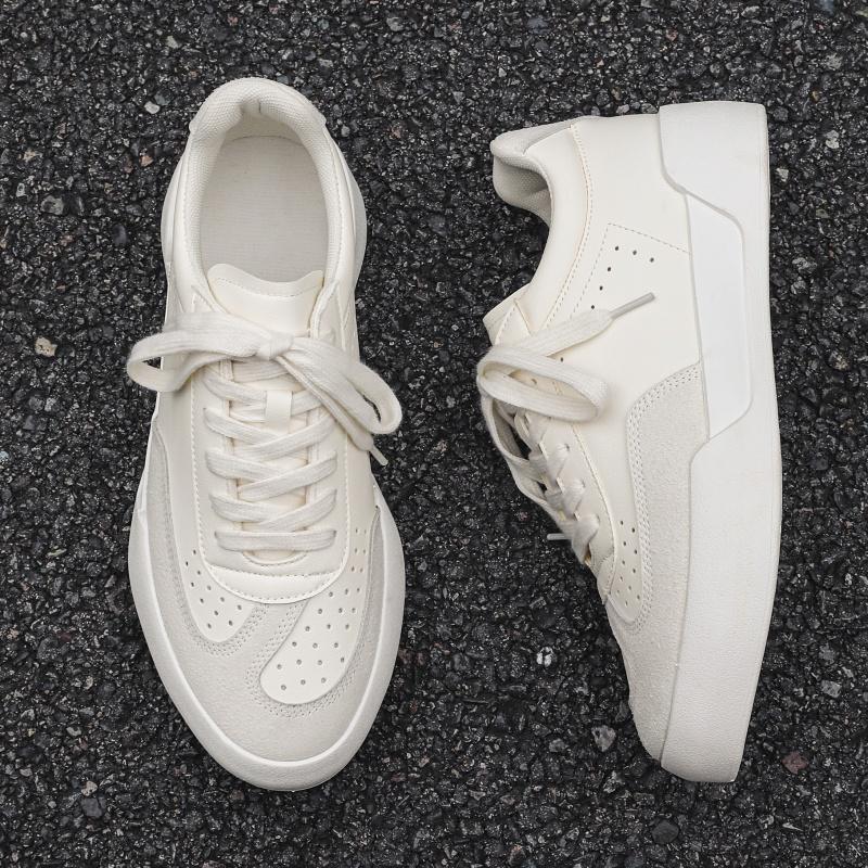 Fashion PU Leather Mens Sneakers Stylish Trend Casual Shoes Leisure Walk Male Tenis Masculino Personality Skateboard Footwear Trainers