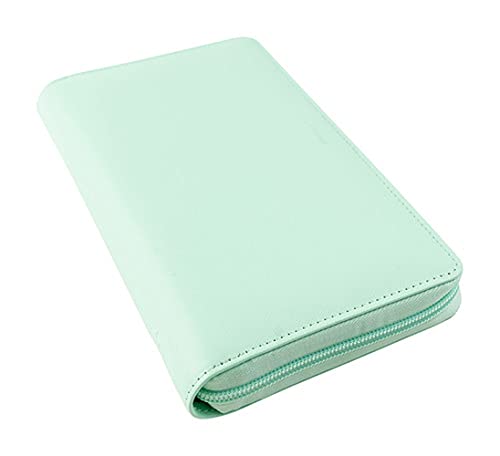 Filofax Saffiano Compact Zip System Organizer, Neo Mint, 028811, Offiziell importiert