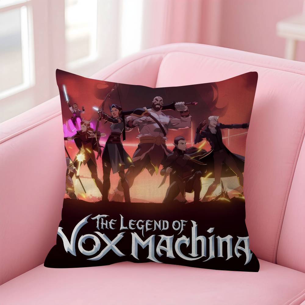 Maple Design Cushion Cover Happy Autumn Harvest Decor Holiday Decorati Pillow Cover Movie The Legend V-Vox Machina