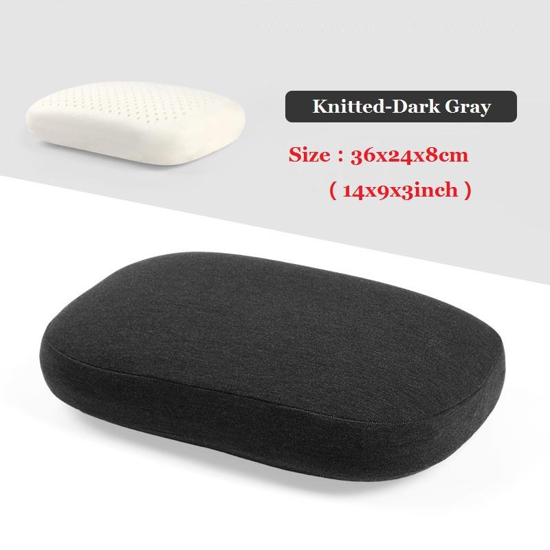 

Подушка из натурального латекса, резиновая, без запаха, подушка для шеи, офисная подушка, сон не сворачивается 36x24x8cm