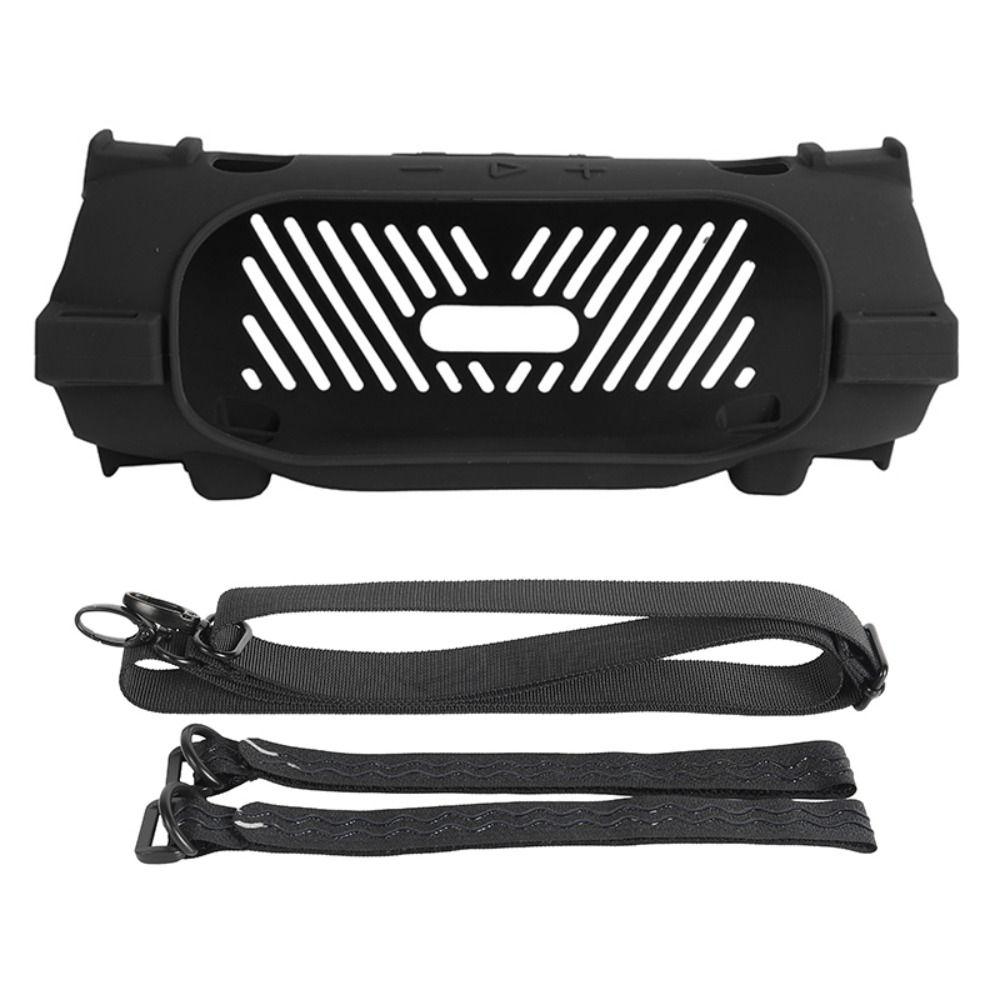 with Shoulder Strap Bluetooth Speaker Storage Bag Silicone Carry Sleeve for JBL Charge 6 Travel
