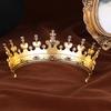 Stylish Metal Crowns Headbands Tiaras Crownpiece for Women Bridal Shower Baroque Hairhoop for Wedding and Evening Parties