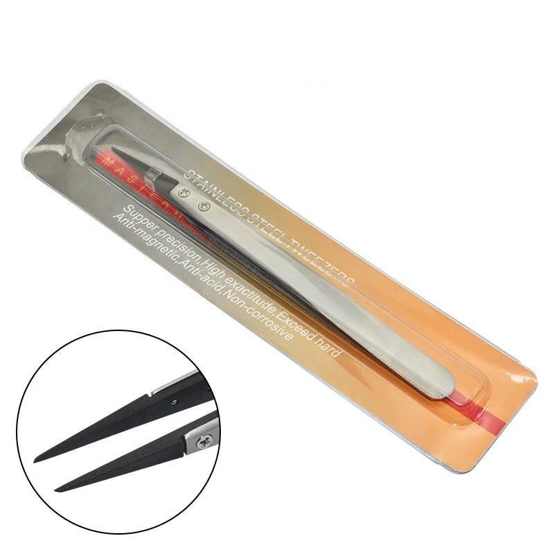 Interchangeable Head ESD Tweezer Set