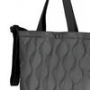 New Balance X Taion Adjustable Shoulder Strap Snap Closure Down Tote Bag Women Tote Bag Black LAB44441BK