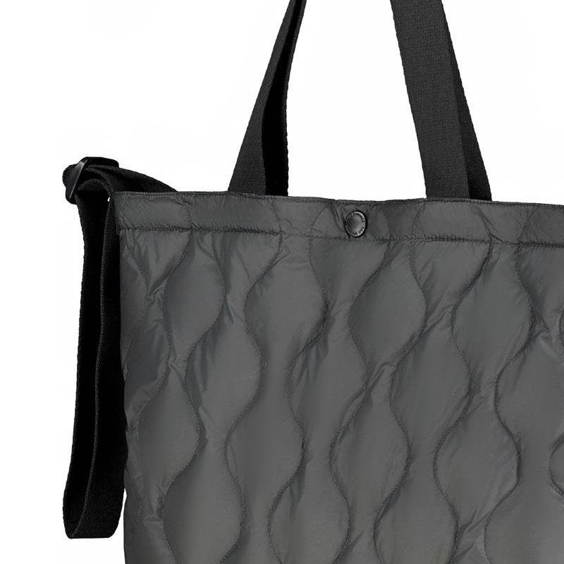 New Balance X Taion Adjustable Shoulder Strap Snap Closure Down Tote Bag Women Tote Bag Black LAB44441BK