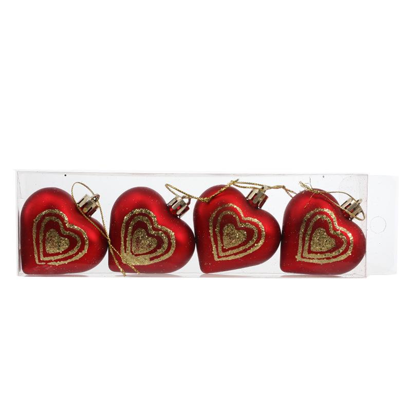 Hand-Painted Flat Candy Christmas Tree Ornament Set