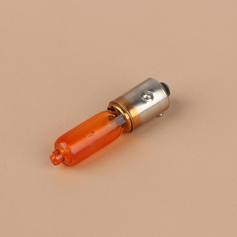 2Pcs Amber Light Bulbs Universal 12V 21W Auto Car Motorcycle Motorbike Scooter Mini Miniature Indicator