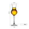 Specialty Sommelier Whiskey Tasting Glass Chateau Whisky Copita Nosing Crystal Goblet Graceful Shape Sweet Wine Cups