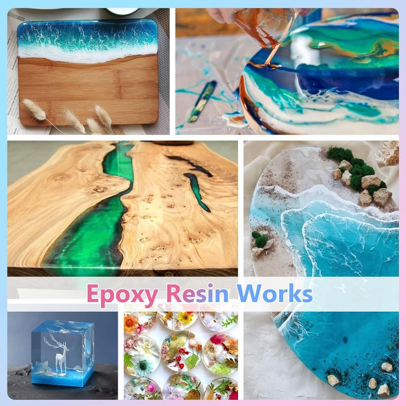 Recubrimiento Líquido de Resina Epoxi Cristalina Transparente de Fábrica para Pintura de Muebles de Alta Transparencia - Aplicación con Pincel