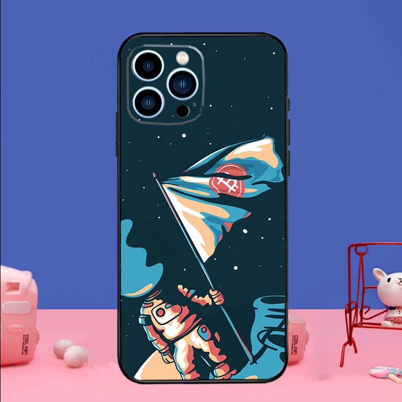 Bitcoin Coins Funny Phone Case For iPhone 17 16 15 14 13 11 12 Pro Max Plus 13 12 mini 16e 17 Air Bumper Cover