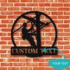 Exclusive Tailored Lineman Monogram Metal Wall Sculptures Contemporary Design Wall Hanging Mount Versatile for Home Gift