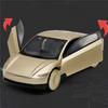 1/32 Tesla CyberCab Robotaxi Alloy Driverless Taxi Car Model Diecast Metal New Energy Car Vehicles Model Sound and Light Kids Toy Gift