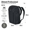 Altmont Professional Laptop Backpack with Detachable Business Simple Slit Multifunctional Fits Laptops and Detachable Organizer Black 602153