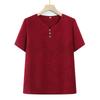 YUZHAOLIN Damen Sommer T-Shirt mit kurzen Ärmeln