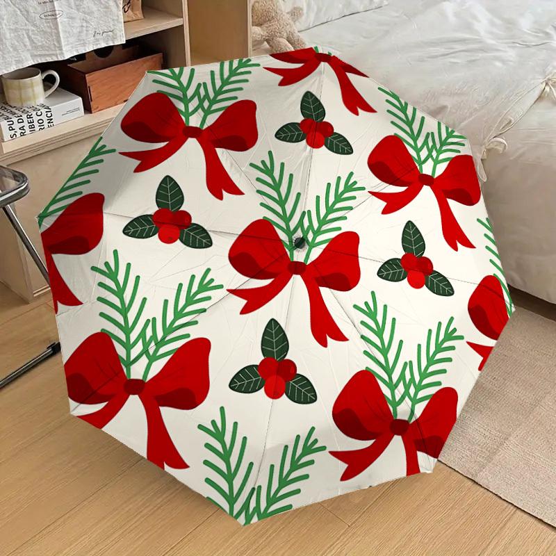 1pc Christmas ornaments Automatic Open/Close Umbrella, Formal Events - Ideal Gift for Family or Friends, Outdoor Accessory yy251211109